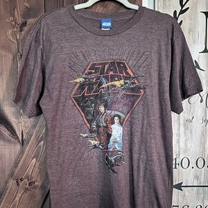 Star Wars Brown T-Shirt with Blue Tag